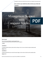 Simulation of Waiting Line to Evaluate Management Science Applications