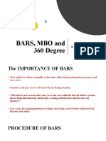 BARS, MBO and 360 Degree