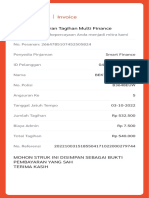 Invoice: Struk Pembayaran Tagihan Multi Finance