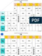 Jadwal Pelajaran 2022 Per Kelas V5.5