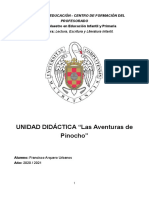 Unidad Didáctica Las Aventuras de Pinocho Francisco Arquero Urbanos