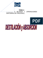 Tema 5. Curso de Destilación