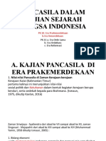 Pancasila Dalam Kajian Sejarah Bangsa Indonesia (Era PraKemerdekaan, Era Kemerdekaan, Era Orde Lama, Era Orde Baru, Era Reformasi)