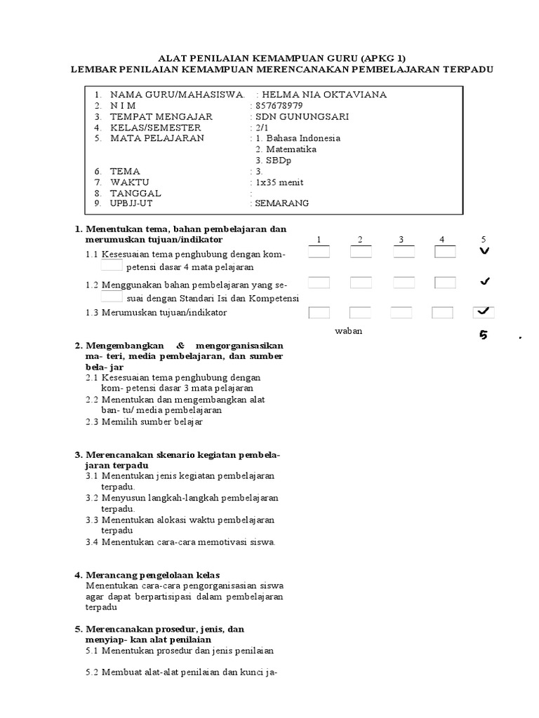 APKG 1 & APK2 Hrlma | PDF