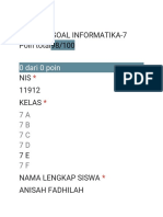 Latihan Soal Informatika