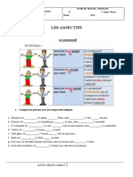 Les Degres Des Adjectifs