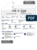 Secure your flight - Boarding pass for GA649 from Ternate to Jakarta
