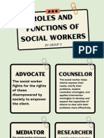 Roles and Functions of Social Workers