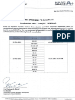 Postponement of AMCAT - BE 2024 Batch