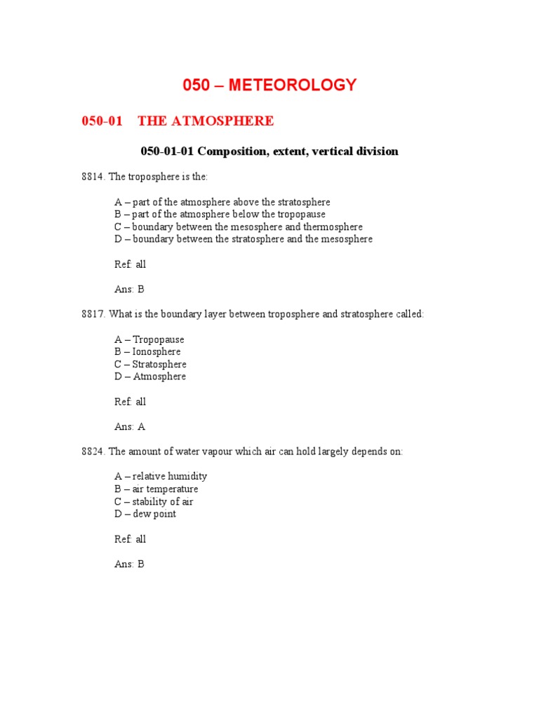 Atpl Questions Easa _ European Central Question Bank (ECQB) – YLUY