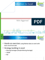 Introduction To Excel