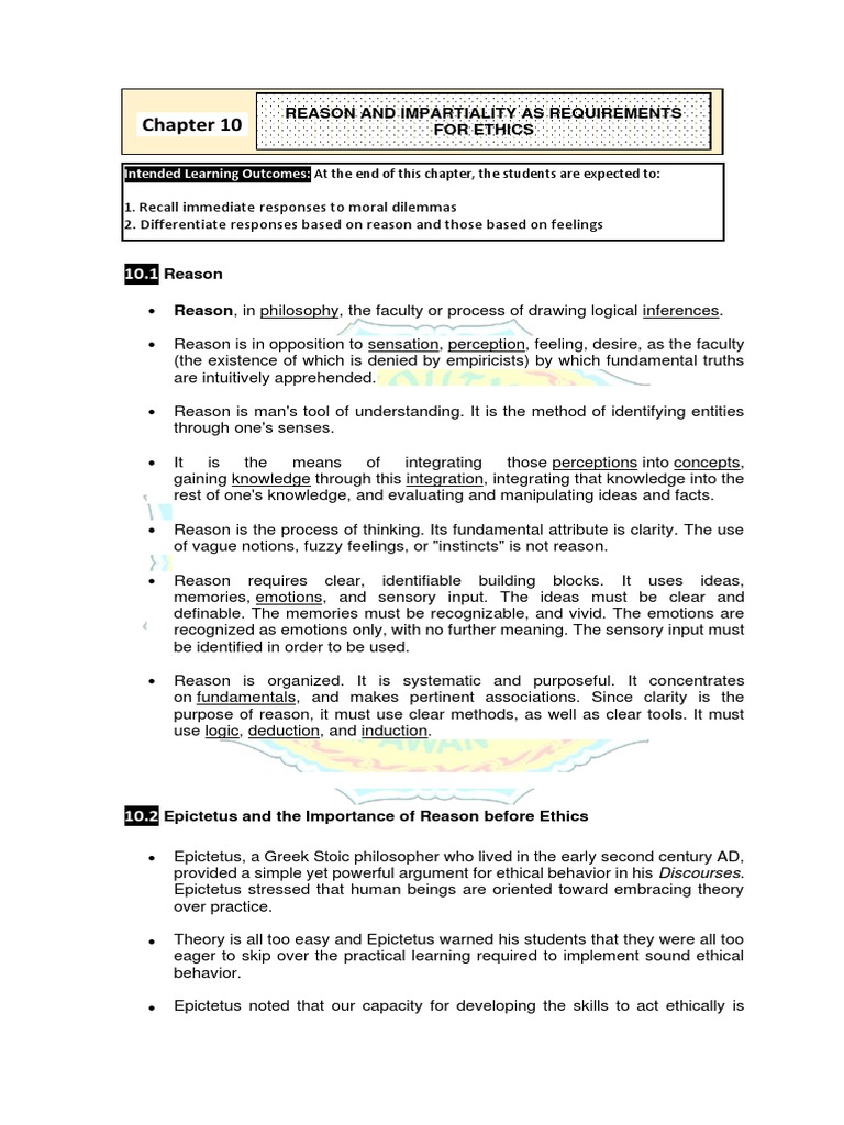 Understanding Impartiality in Ethics | PDF | Reason | Morality