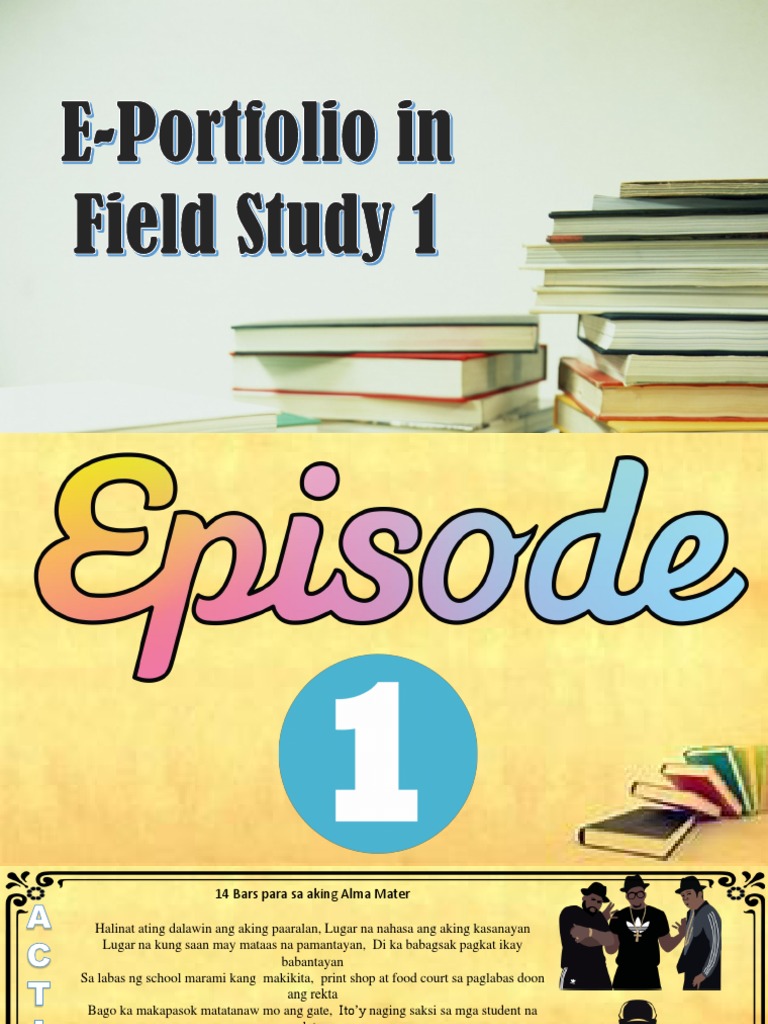 E-Portfolio for Field Study 1 | PDF | Classroom | Teachers