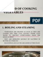 Method of Cooking Vegetables