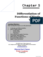 Chapter 5 Differentiation