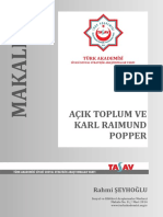 Rahmi Şeyhoğlu - Açık Toplum ve Karl Popper - - 8Ры101