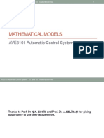 AVE3101 Mathematical Models in the Frequency Domain