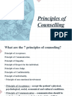 Principles of Counselling