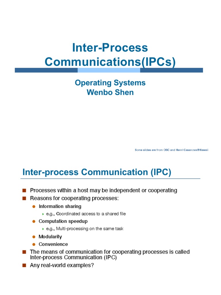 03 Ipc PDF Message Passing Process