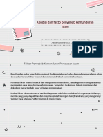 Faktor Penyebab Kemunduran Peradaban Islam