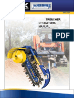99 95400001 Rev 06 2 Trencher Operators Manual English Issue 6 2