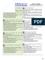 HW - AR MCQs Post Live Class of Dr. NK Sharma