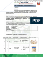 Especificaciones Tecnicas Viveres