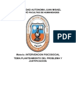 Planteamiento Del Problema