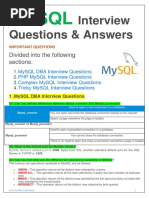 Mysql Interview Que & Ans