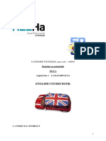 English Course Book: Bachelier en Automobile 1baua Anglais Bloc 1 8 - TEAU1B07AUTA