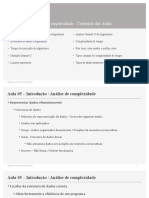 Aula 05 - Algoritmos e Estruturas de Dados - Introducao, Analise de Complexidade - V2