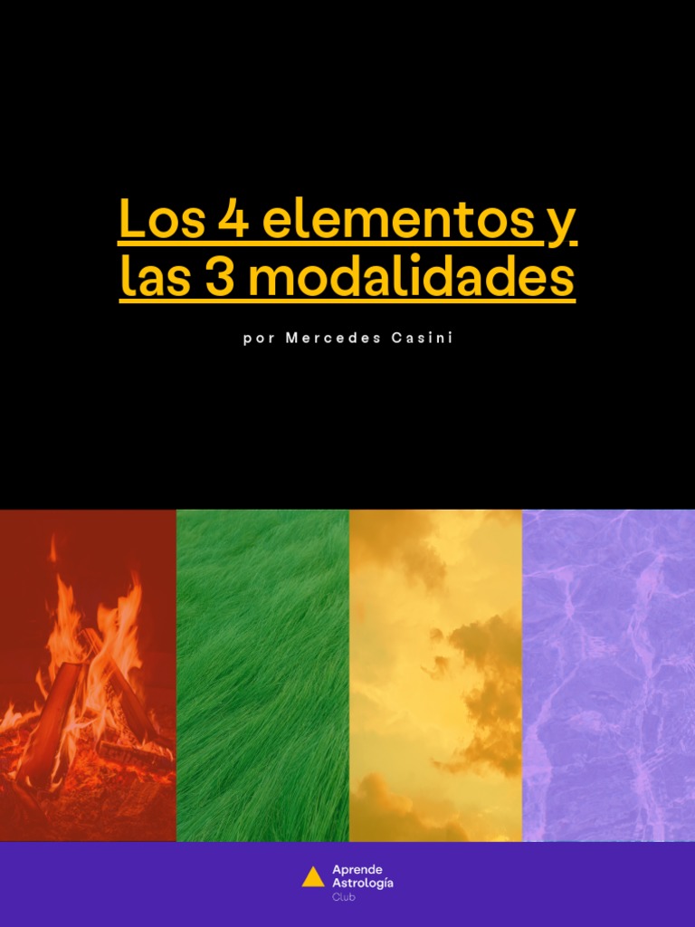 Los Cuatro Elementos en Astrología | PDF | Pensamiento | Incendios