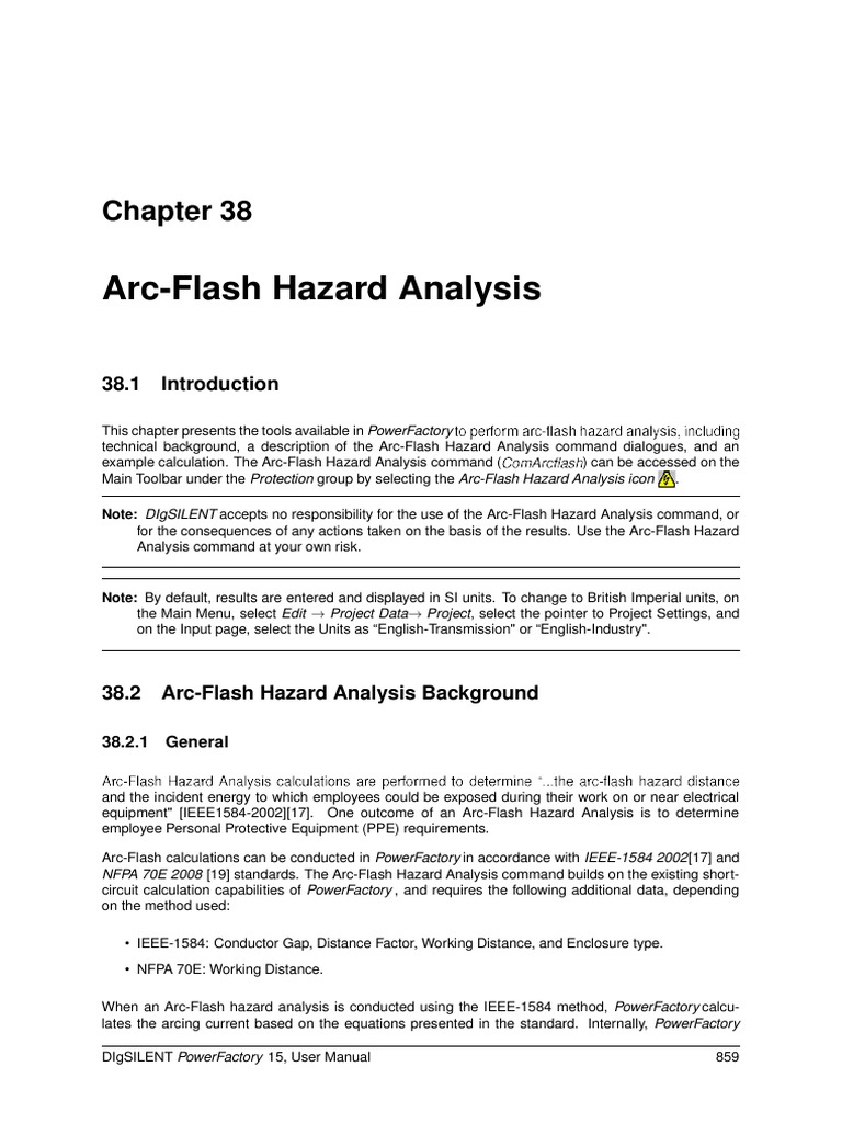 Arc Flash Hazard Analysis Worksheet – FPGN