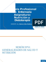 Nutrición 1RA Y 4TA SEMANA