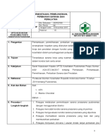 Sop Pemantauan, Pemeliharaan, Perbaikan Sarana Dan Peralatan