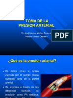 Toma de la presión arterial: Cómo medir correctamente la PA