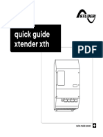 Quickguide Xtender XTH 01