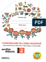 Comunicare in Limba Romana - Clasa 2 - Auxiliar Didactic - Anca Veronica Taut, Adina Achim
