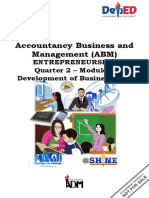 12ENTREP Q2 Module 7 Development of Business Plan