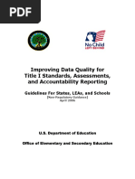 Improving Data Quality For Title1