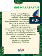 Panatang Makabayan at Panunumpa Sa Watawat