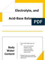 Fluid, Electrolyte, and Acid-Base Balance Regulation