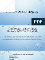 Theory of Sentences