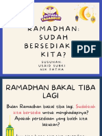 Ramadhan Sudah Bersediakah Kita