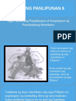 Mga Patakarang Pasipikasyon at Kooptasyon NG Pamahalaang Amerikano