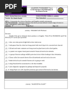 Q1 Philosophy Lesson 6 Worksheet