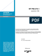 NF P 98-275-1 dosage liant