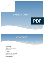 Speech Delay