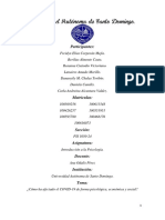 Como Ha Afectado El COVID-19 de Forma Psicologica J Economica y Social