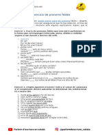 Exercicis de Pronoms Febles en PDF - DESCARREGABLE